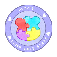 Puzzle Camp Sticker by Care Bear Stare!