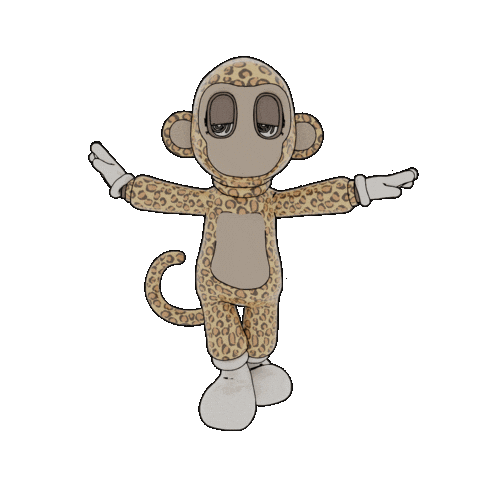 Monkey ダンス Sticker