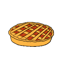 Cake Pie Sticker by Visual Stories by MJ