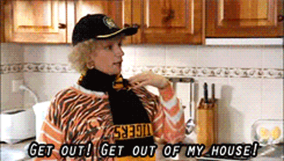 kath and kim rivalry GIF