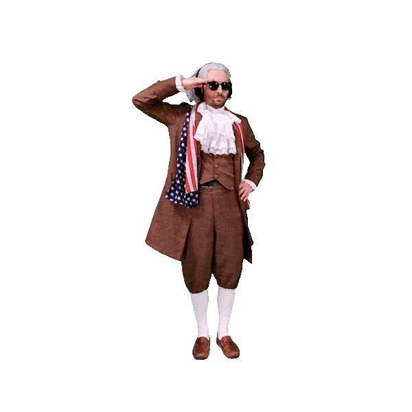 Founding Father Spinning Sticker