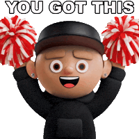 You Got This Cheer Up Sticker by OneFootball Heads