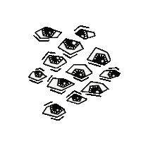 Eyes Check It Sticker by paolinoshka