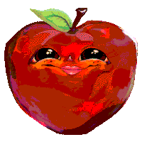 scritchyapple apple heyapple talkingapple Sticker