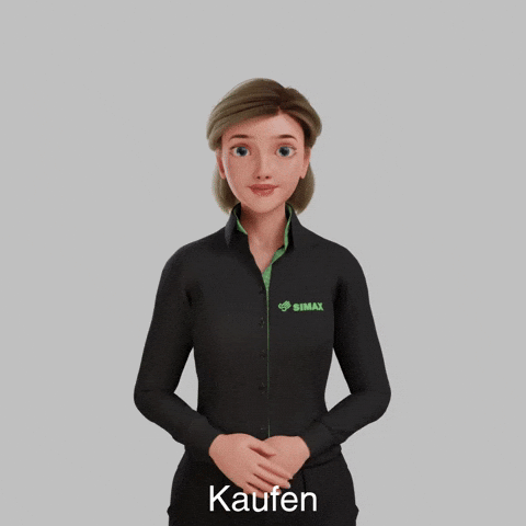 Avatar Gebärdensprache GIF by Sign Time - SiMAX