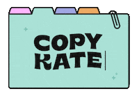 CopyKateWriting copywriting copykate copy kate Sticker