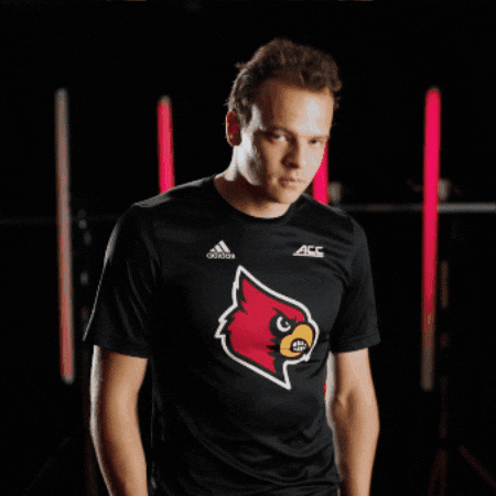 Track Field Go Cards GIF by Louisville Cardinals