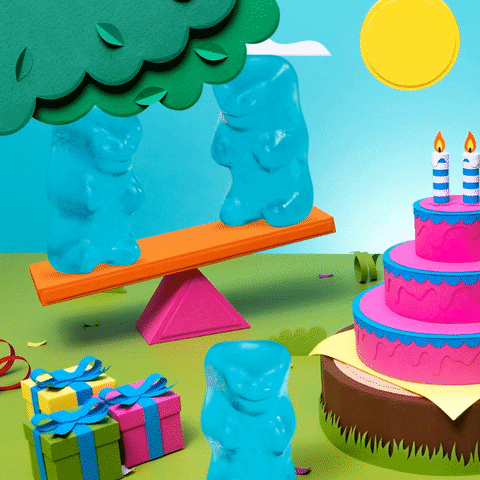 Birthday Cake GIF by HARIBO