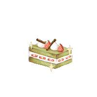 Primikuku i love you newpost cake rabbit Sticker