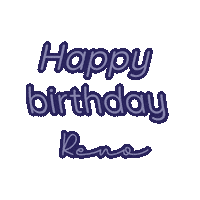 Happy Birthday Reno Sticker