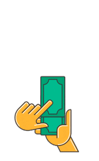 money Sticker by Glovo