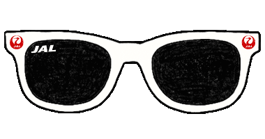 Sunglasses Flying Sticker by Japan Airlines