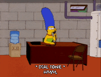 marge simpson work GIF