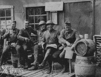 NationalWWIMuseum black and white military footage soldiers GIF