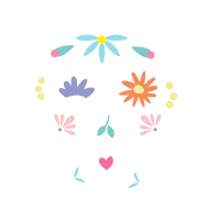 mexico skull Sticker by Cheelmx