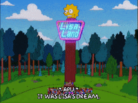 blinking lisa simpson GIF