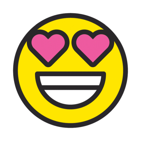In Love Heart Eyes Sticker by Scholastic Book Fairs®