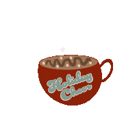 Merry Christmas Coffee Sticker by The Social Media Doctor