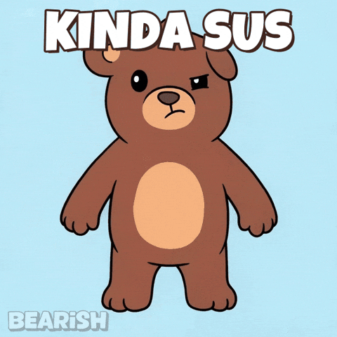 Serious Side Eye GIF by BEARISH