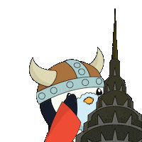 Angry New York Sticker by Pudgy Penguins