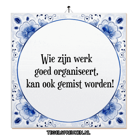 Focus Teamwork Sticker by Tegelspreuken.nl
