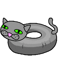 Control Center Cat Sticker
