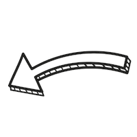 Arrow Pijl Sticker by Publilemon