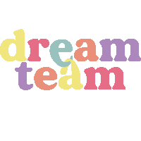 Dream Team Mom Sticker