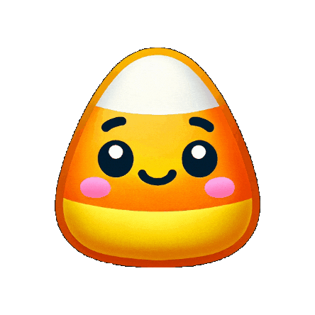 Candy Corn Fun Sticker by Colitis Ninja