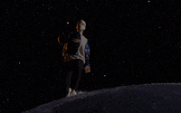 djsnake animation space animated jump GIF