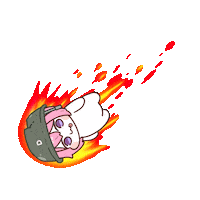 Shooting Star Fall Sticker