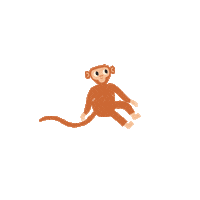 Macaco Sticker by afabula