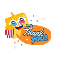 loketscreen happy movie thank you thanks Sticker