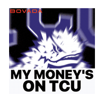 Tcu Football Frogs Sticker by Bovada