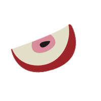 Fruta Sticker by Lolea España