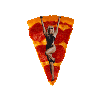 Hungry Miley Cyrus Sticker by Anne Horel