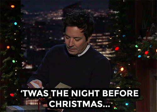 Merry Christmas Reading GIF by The Tonight Show Starring Jimmy Fallon