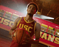 Basketball Hoops GIF by USC Trojans