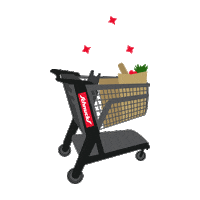Groceries Shopping Cart Sticker by Schnucks