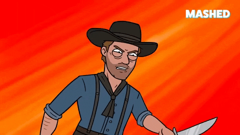 Angry Red Dead Redemption GIF by Mashed