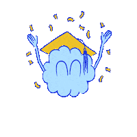 learnwithnumerade excited science jumping graduation Sticker