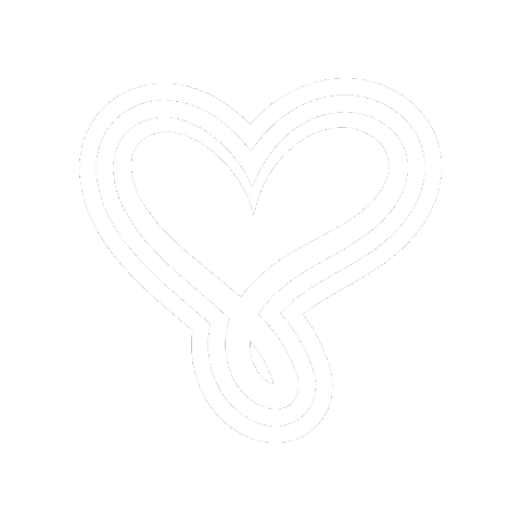 White Heart Sticker by Hydrus Poetry