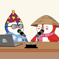 Recording On Air GIF by Pudgy Penguins