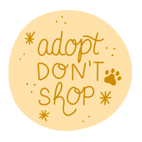 Adopt Animal Rescue Sticker by Kaila Elders