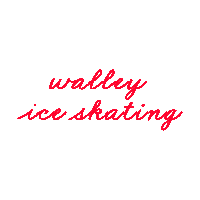 WalleyIceSkating walley walley ice skating Sticker