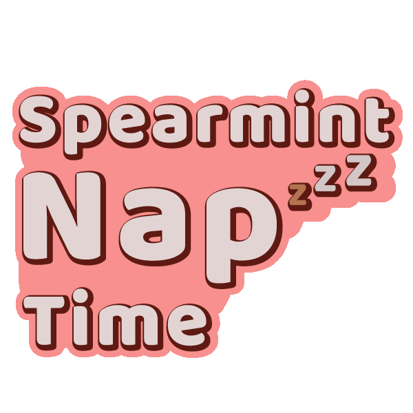 spearmintlove giphyupload baby nap time spearmint Sticker