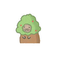 yansitwotwo tree yansitwotwo 厭世兔兔 台灣厭世兔兔 Sticker