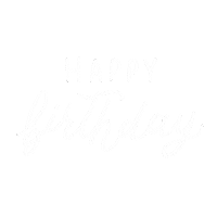 Greeting Happy Birthday Sticker