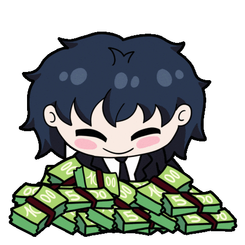 Money Cash Sticker by Shibuya Station