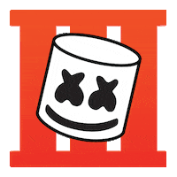 dance smile Sticker by Marshmello